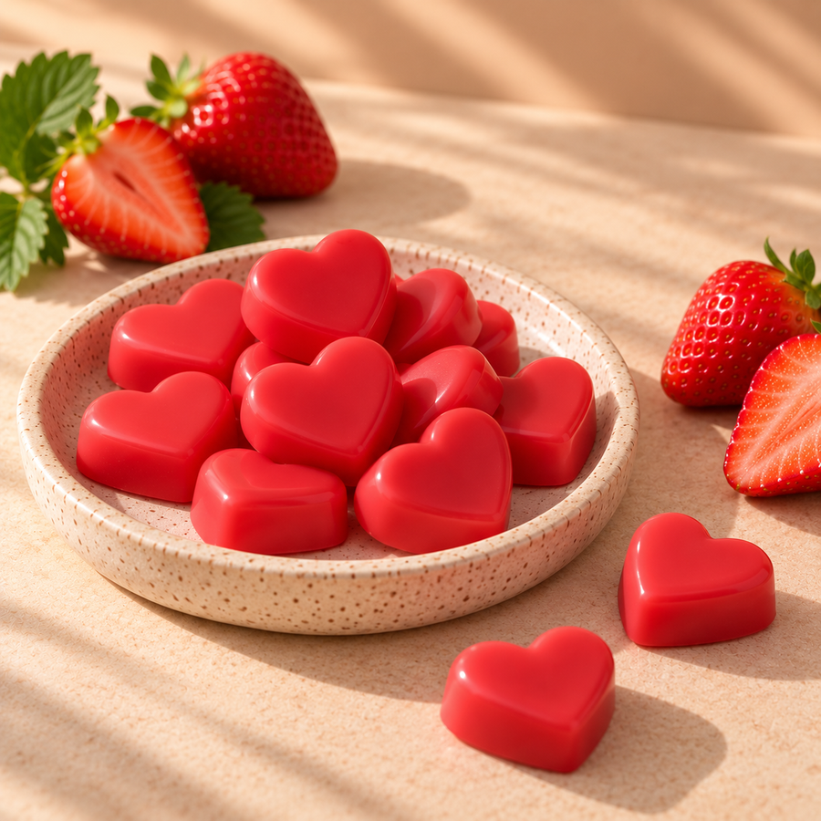 Wax Melts Corazones 70 g – Aroma Fresa
