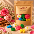 Wax Melts Flores 100 g – Aroma Rosa y Canela con empaque