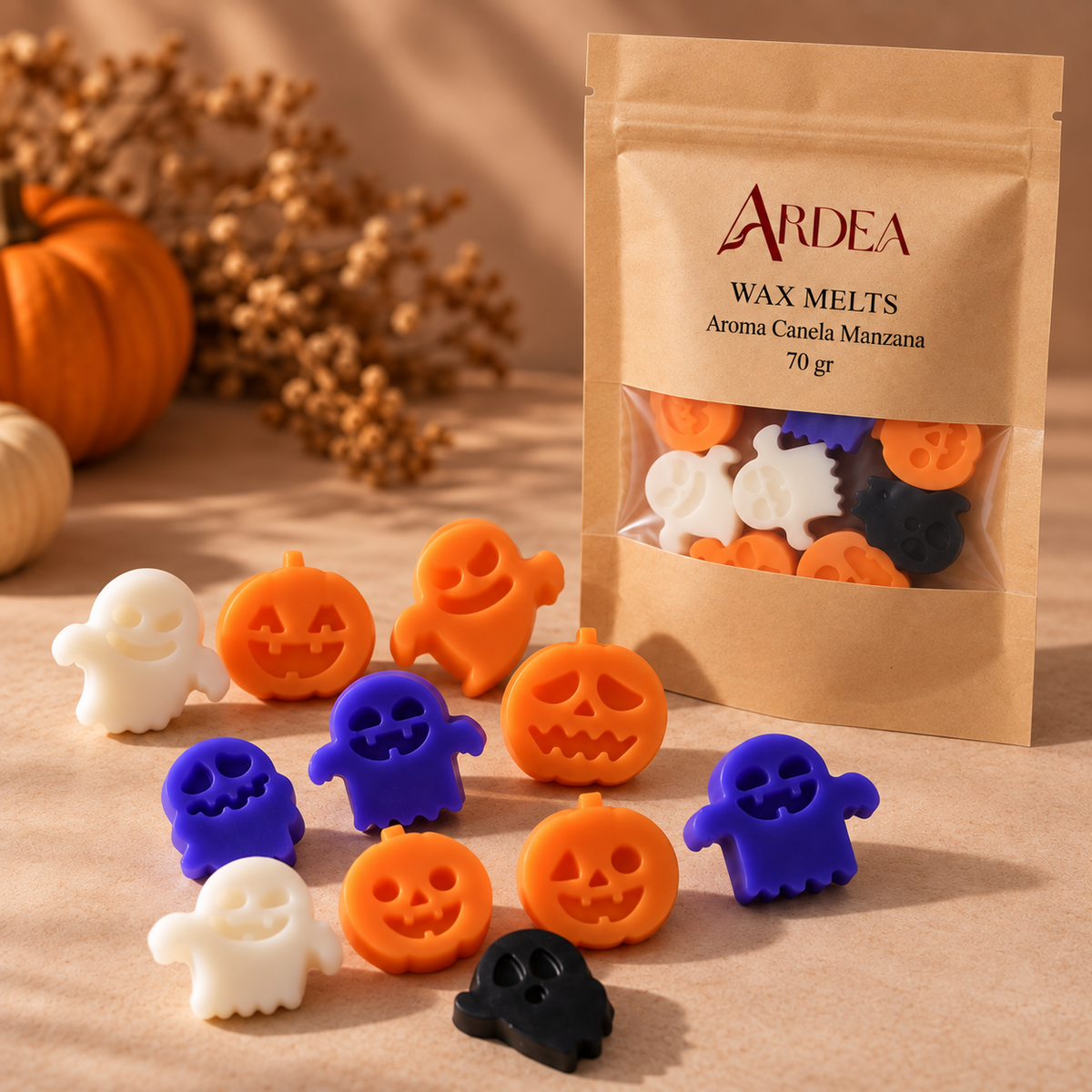 Wax Melts Noche de Brujas 70 g – Aroma Canela Manzana con empaque
