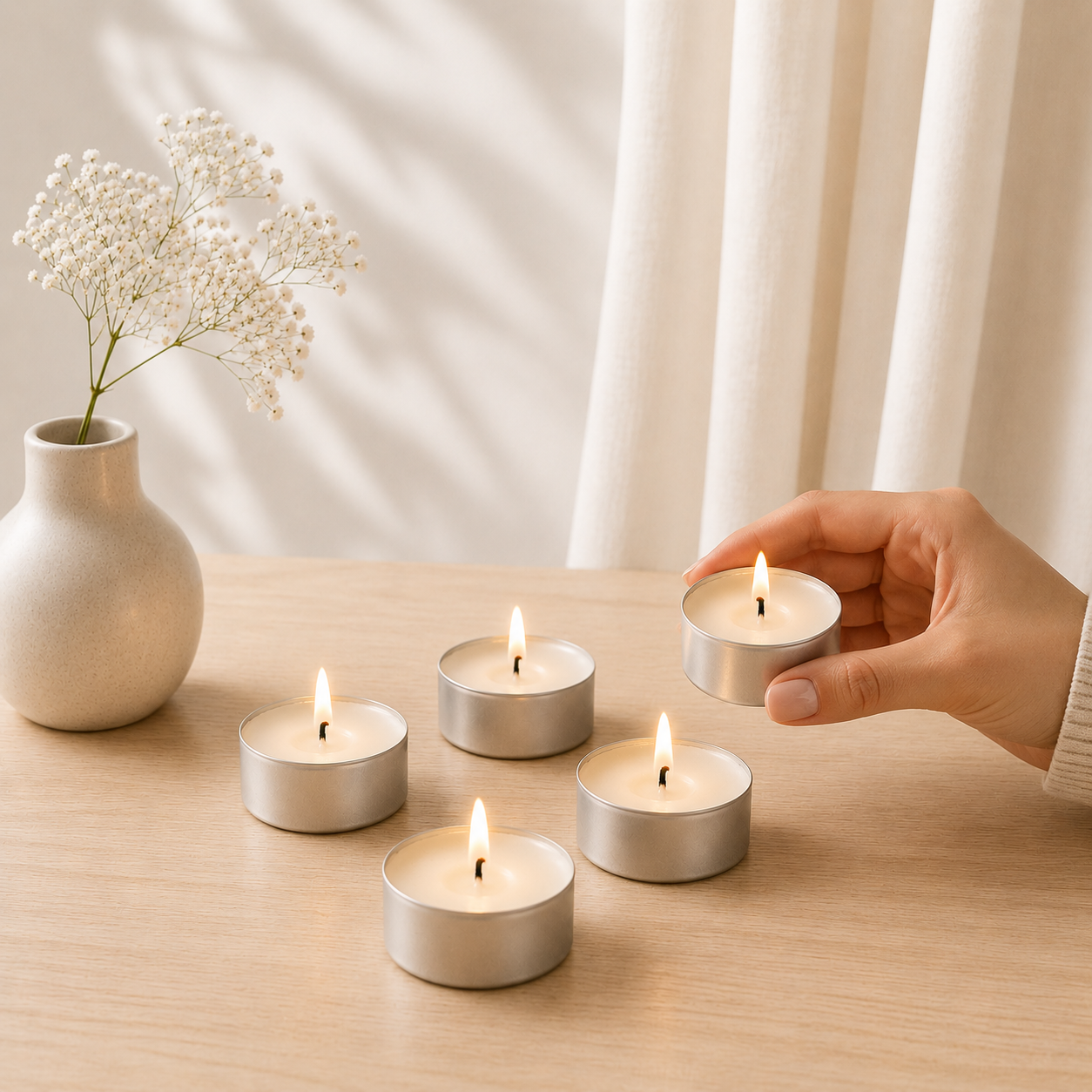 Pack de 10 Velas de Té